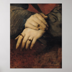 Póster Study of a Woman's Hands