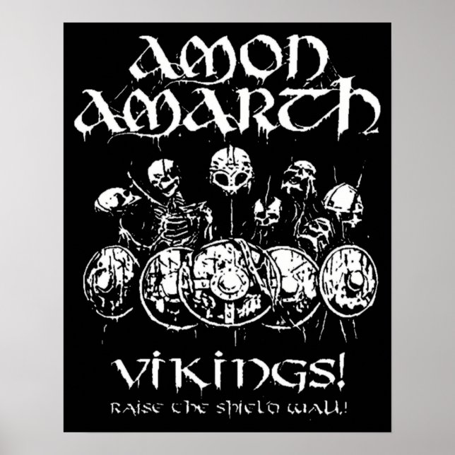 Póster Stuff Amon Amarth Retro - Young Mystic FanArt (Frente)