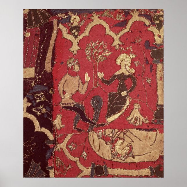 Póster Stumpwork depicting Tristan and Isolde (Frente)