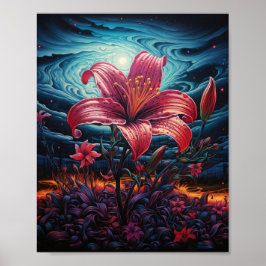 Póster Stunning Florist's Choice Lily