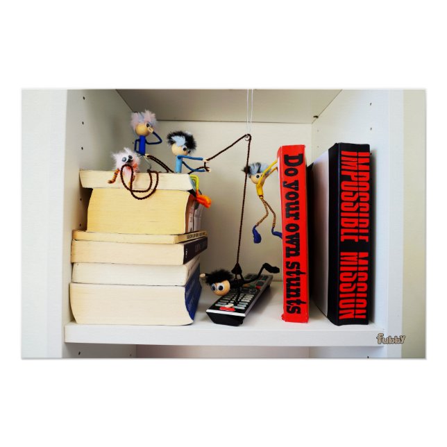 Póster Stunt Fubby's Tom Cruise naspelen. (Anverso)