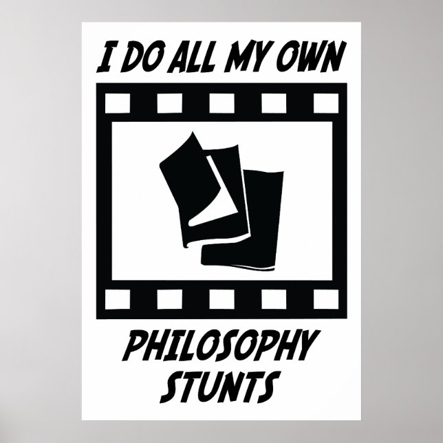 Póster Stunts filosóficos (Frente)