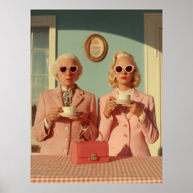 Póster Stylish Tea Time Duo (Frente)