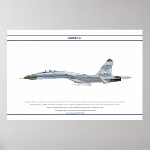 Póster Su-27 Rusia 1