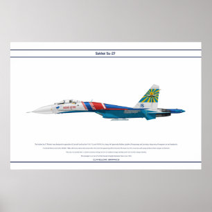 Póster Su-27 Rusia 4