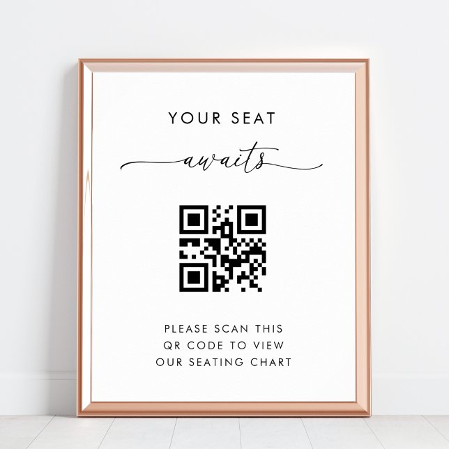 Póster Su asiento espera la tabla de asientos del Boda de (Subido por el creador)