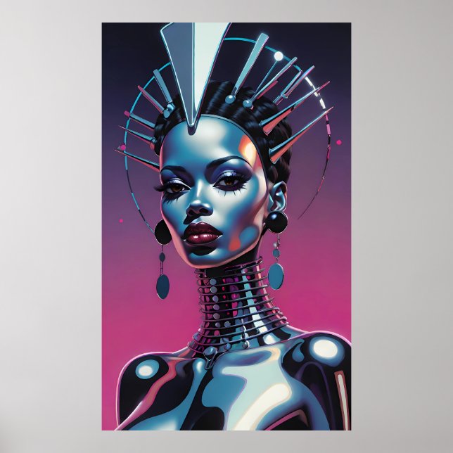 Póster Su belleza era indistinguible (Frente)