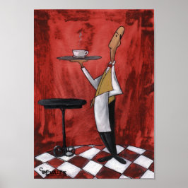 Póster Su café está listo