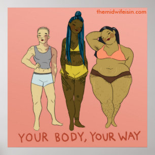Póster Su cuerpo su manera