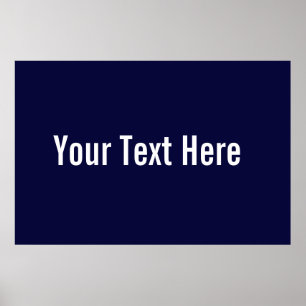 Póster Su del texto poster horizontal de los azules