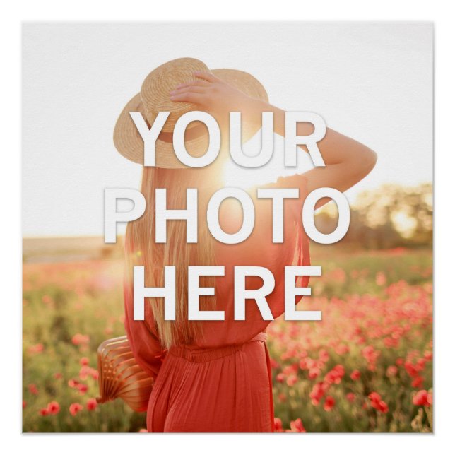 Póster Su foto aquí (Anverso)