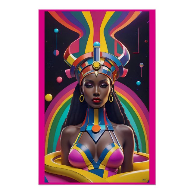 Póster Su Glamour Los Liberó (Anverso)