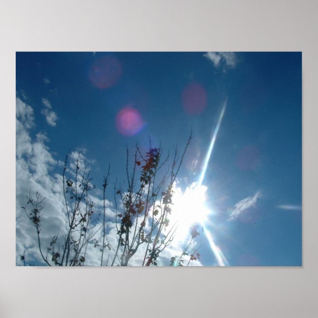 Póster Su gloria en el cielo (Frente)