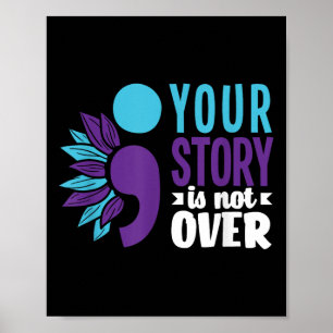 Póster Su Historia No Es Sobre El Apoyo A La Prevención D