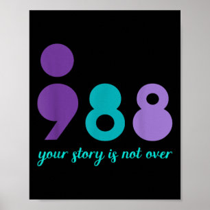 Póster Su Historia No Ha Terminado De Mantener El Suicidi