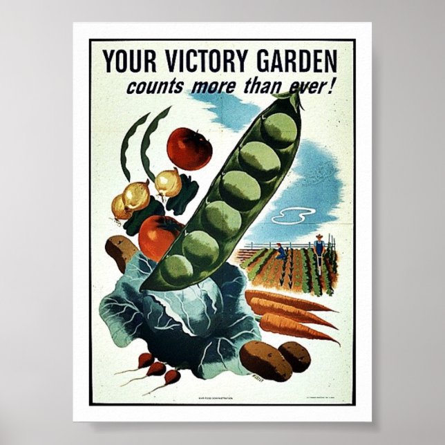 Póster Su Jardín de Victoria (Frente)