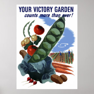 Póster Su Jardín de Victoria cuenta más que nunca