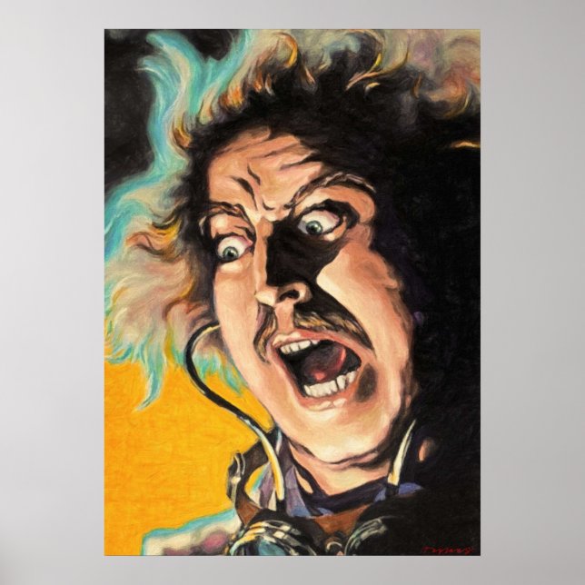 Póster Su joven Frankenstein vivo (Frente)