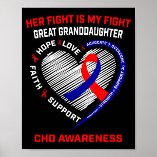 Póster Su lucha Bisnieta Chd Conciencia Corazón