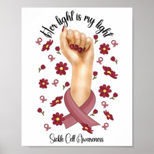 Póster Su Lucha Es Mi Burgún De Conciencia Sobre Células