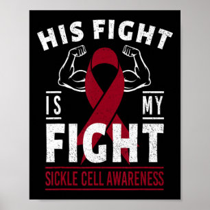 Póster Su Lucha Es Mi Cinta De Concienciación Sobre Célul