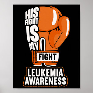 Póster Su Lucha Es Mi Conciencia De La Leucemia En La Luc
