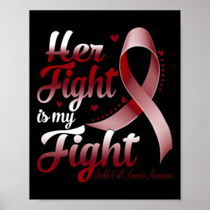 Póster Su Lucha Es Mi Conciencia Sobre La Anemia De Las C