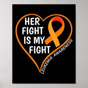 Póster Su Lucha Es Mi Conciencia Sobre La Leucemia En La 