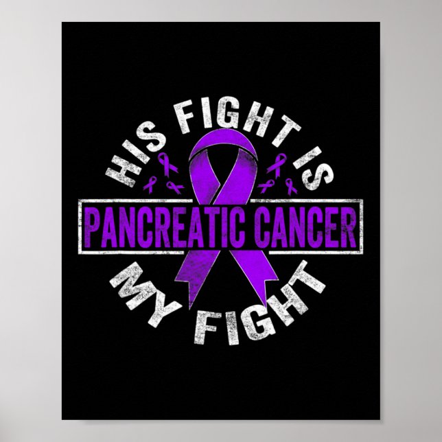 Póster Su Lucha Es Mi Lucha Concienciación Pancreática So (Frente)