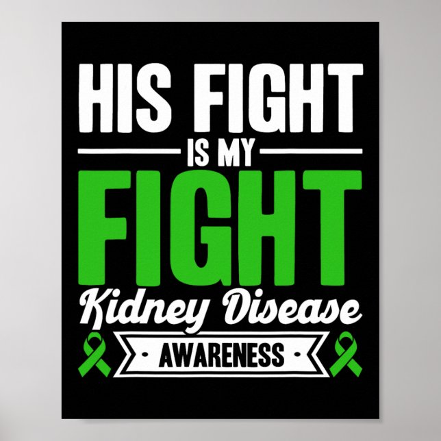 Póster Su Lucha Es Mi Lucha Concienciación Sobre La Enfer (Frente)