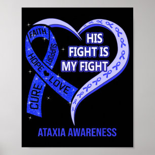 Póster Su Lucha Es Mi Lucha Concientización Sobre Ataxia