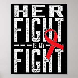 Póster Su lucha es mi lucha contra el cáncer de sangre 4