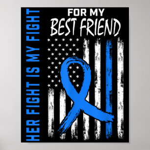 Póster Su lucha es mi lucha contra la diabetes Awareness