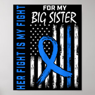 Póster Su lucha es mi lucha contra la diabetes Camisa de 