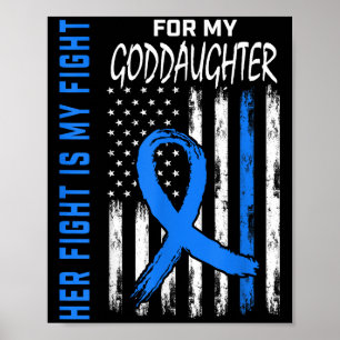 Póster Su lucha es mi lucha contra la diabetes Conciencia