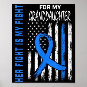 Póster Su lucha es mi lucha contra la diabetes Sensibiliz