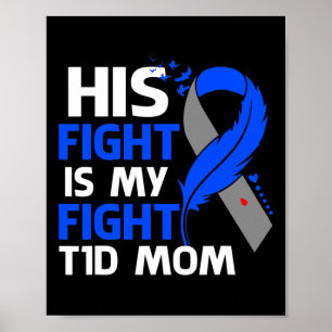 Póster Su lucha es mi lucha contra la diabetes tipo 1 de 