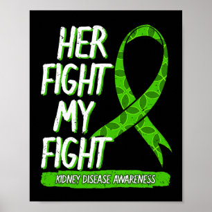 Póster Su Lucha Es Mi Lucha Contra La Enfermedad Renal Ne