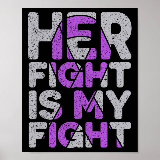 Póster Su lucha es mi lucha contra la epilepsia 1 (Frente)