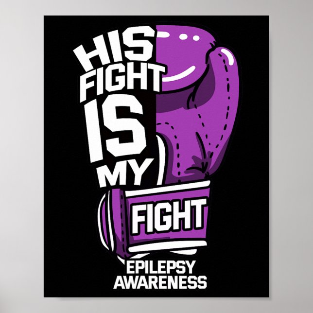 Póster Su Lucha Es Mi Lucha Contra La Epilepsia Neurologi (Frente)