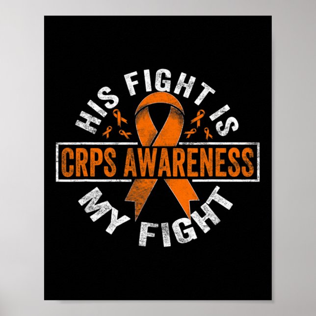 Póster Su lucha es mi lucha CRPS Conciencia (Frente)