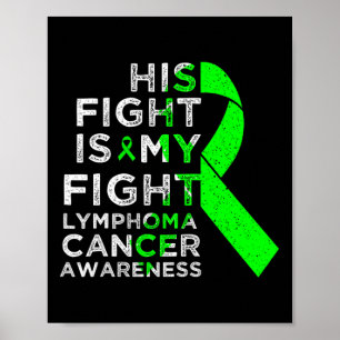 Póster Su lucha es mi lucha Linfoma Cáncer de Sangre Conc