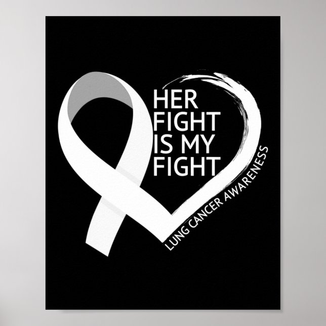 Póster Su lucha es mi lucha Mes de concienciación sobre e (Frente)