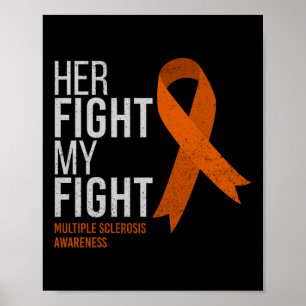 Póster Su Lucha Es Mi Lucha Por La Esclerosis Múltiple Se