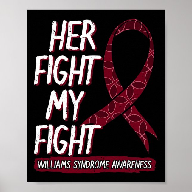 Póster Su Lucha Es Mi Pelea Con Williams-Beuren Williams (Frente)