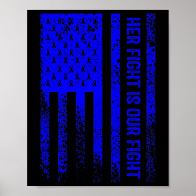 Póster Su Lucha Es Nuestra Lucha Alopecia Areata Concienc (Frente)