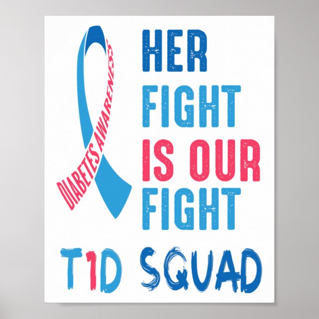 Póster Su lucha es nuestro Día de Concienciación sobre la (Frente)