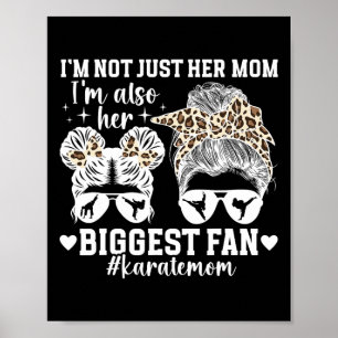 Póster Su mayor fan Karate Mom Karate Madre Karate Mamáes