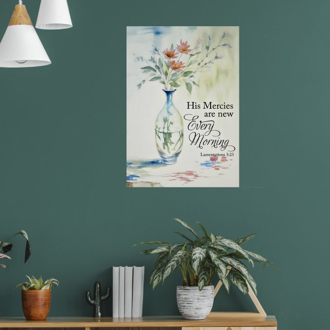 Póster Su misericordia es nueva cada mañana (Salón 1)