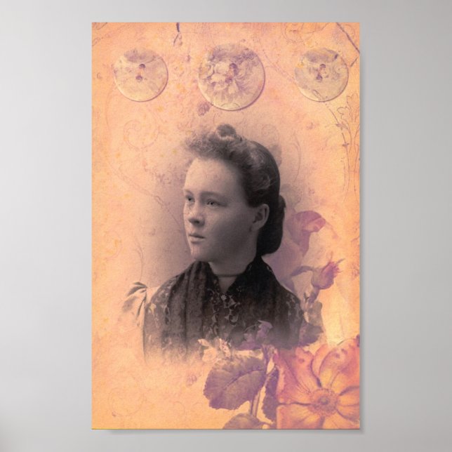 Póster Su Nombre Era Rosa (Frente)